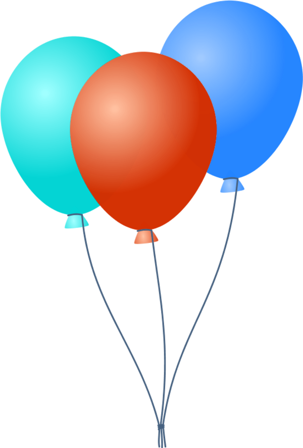 Vector Clip Art - Party Balloon Vector Png (600x887)