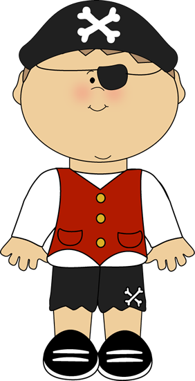 Little Boy Pirate - Little Boy Pirate Clip Art (282x550)