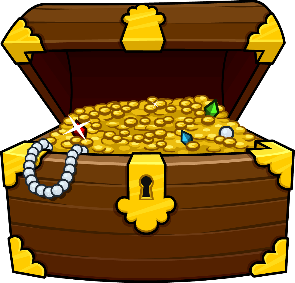 Treasure Chest Clipart (976x936)