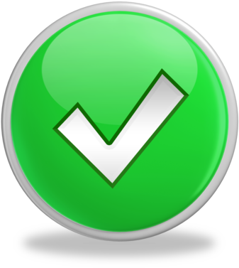 Luther Vandross Check Mark Clip Art - Green Check Mark (400x400)