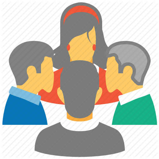Other Meeting Icon Flat Images - Group Of People Flat Icon (512x512)
