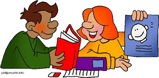 School Conference Clipart - Research Clipart Gif (648x338)