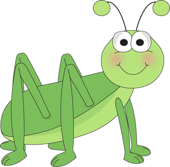 Collecting Bugs { A Springtime Review } - Grasshopper Clipart (350x343)