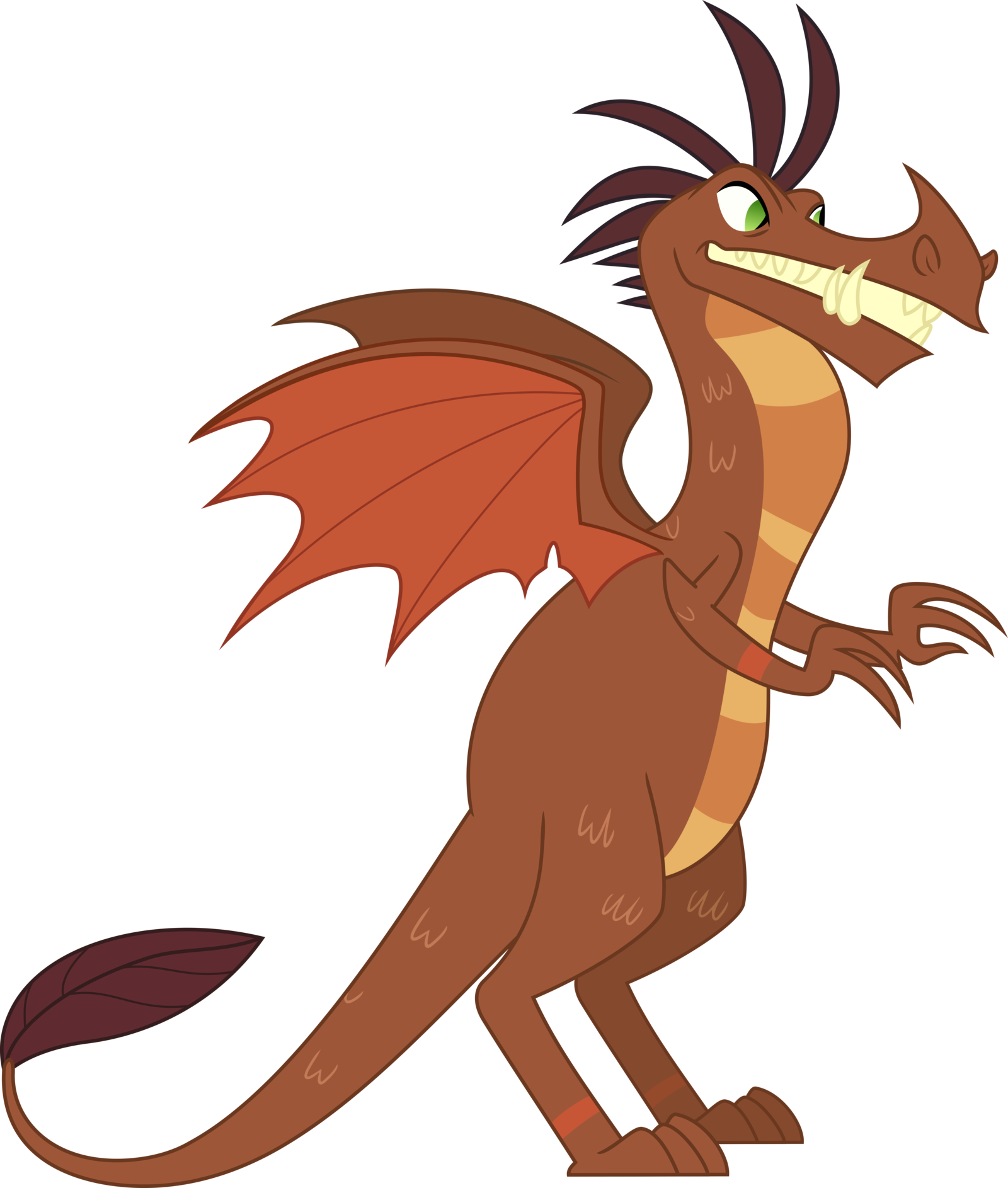 Barbeque The Vermilion Dragon By Pink1ejack Barbeque - Mlp Dragon Vector (1600x1886)