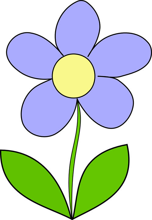 Spring Time Clipart 23, - Papatya Vektörel (499x720)