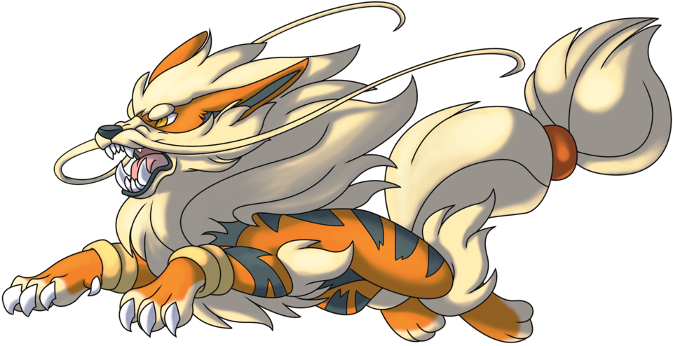 Evolves By Making Arcanine Hold A Dragon Fang - Dragon (1024x647)