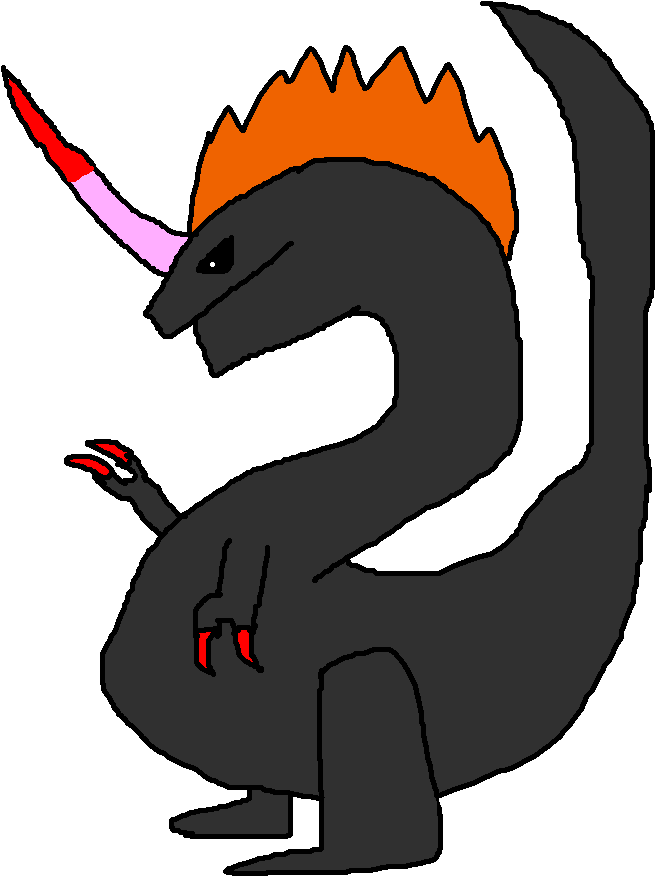 Fire Narwhal-dragon - Illustration (1000x1000)