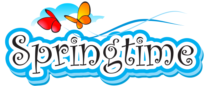 Springtime Logo - Design With Vinyl Giggle Wall Decal, Purple (671x275)