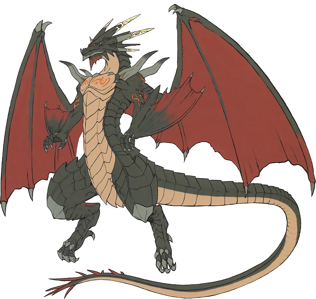 Black Dragon - Fire Emblem Black Dragon (1039x982)