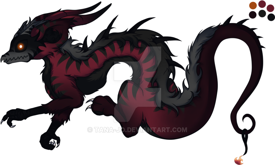 Closed Redfire Loki Dragon Adoptable By Tana-jo - Loki Dragon Adoptable (900x553)