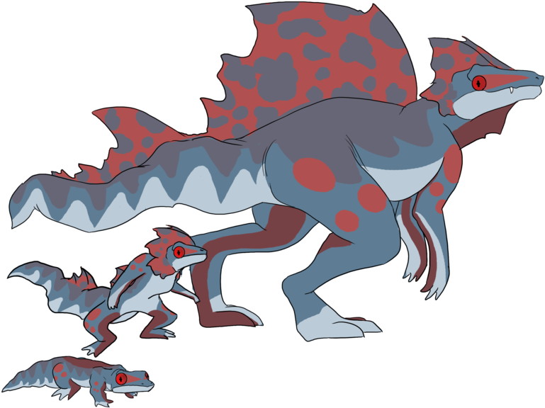 Fire And Water Fakemon By Appletail - Fire And Water Fakemon (900x596)