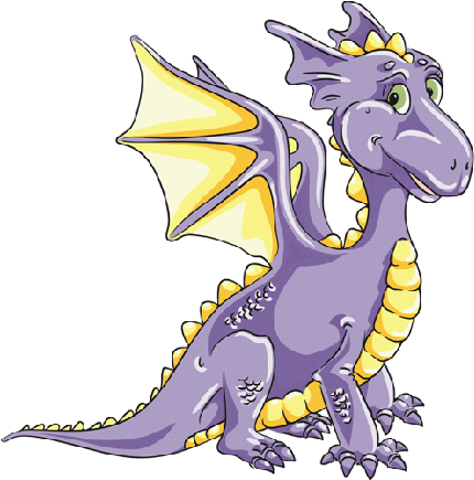 Funny Cartoon Dragon Clip Art Images Are On A Transparent - Dragons Cartoon Clip Art (500x500)