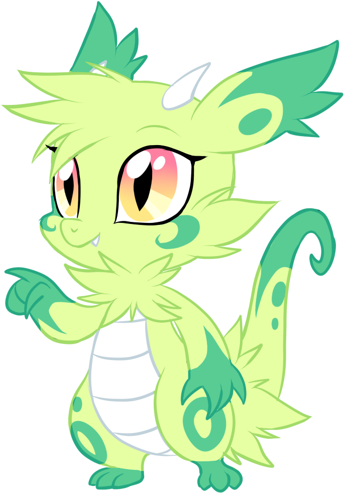 Emee By Centchi - Cute Dragon No Background (698x1000)