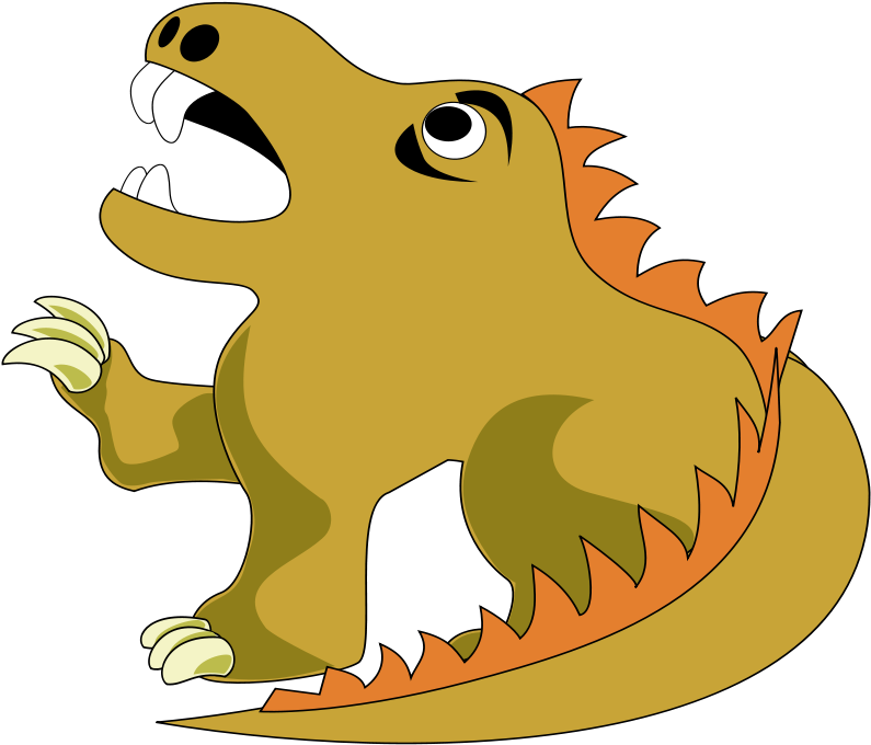 Clipart - Dragon - Brown Dragon Clipart Png (900x900)