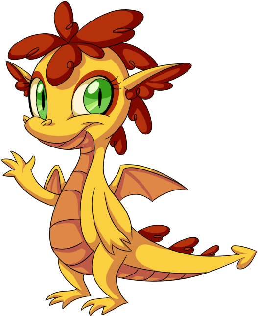 Cute Cartoon Dragon - Little Dragon Transparent (576x671)