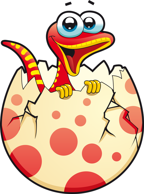 Cute Cartoon Baby Dragon Clip Art Images Are On A Transparent - Dinosaur Notebook Cute Dinosuar Journal [book] (500x675)