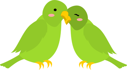 Love Birds - Lovebird (500x275)