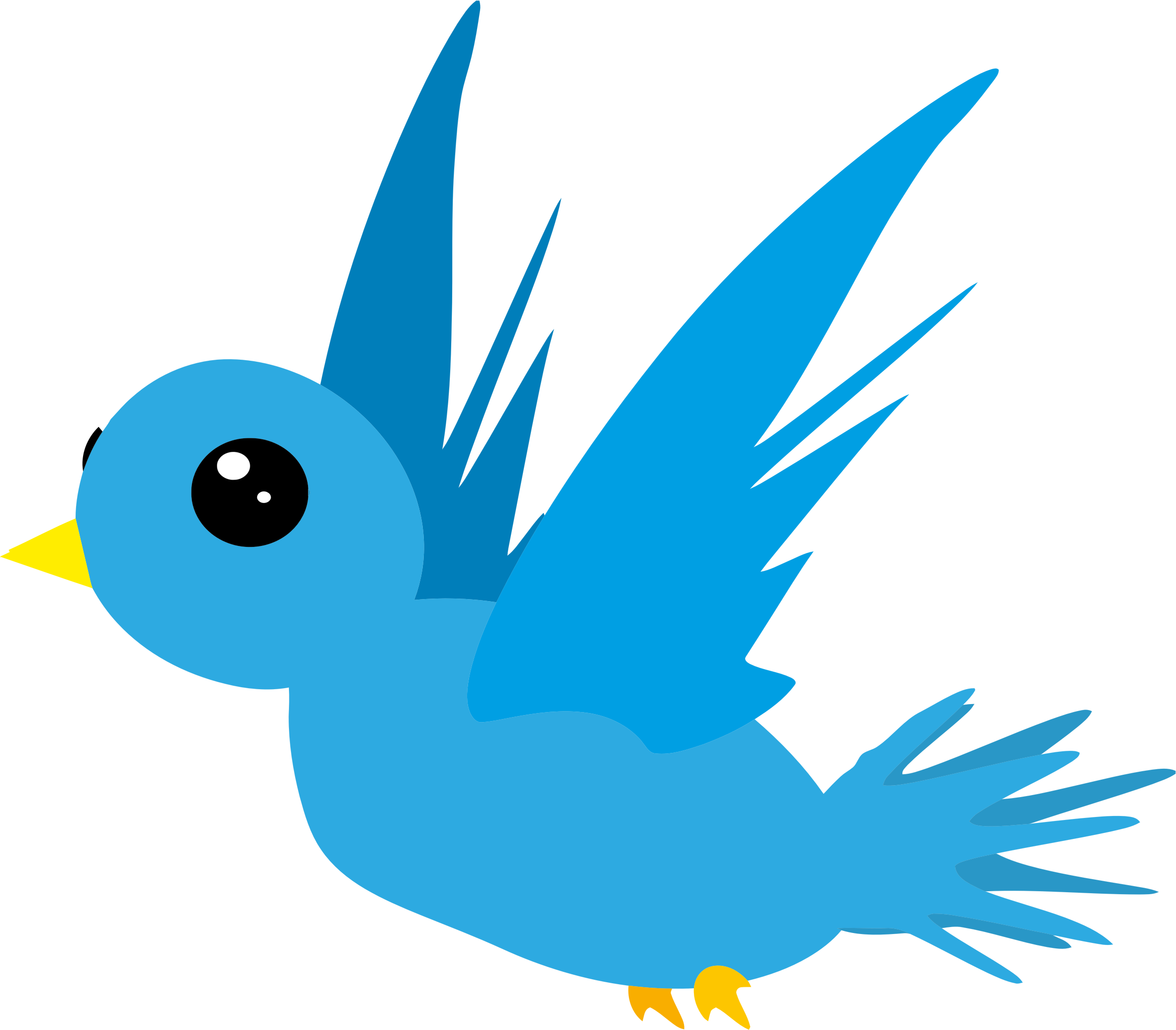 Bluebird Clipart Small Bird - Bird Clipart (2364x2070)
