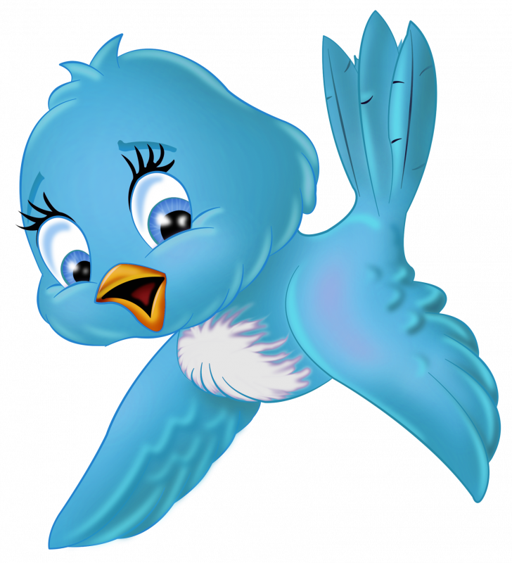 Animated Bird Cliparts Clip Art Birds Clipart Funny - Bird Cartoon Png (728x800)