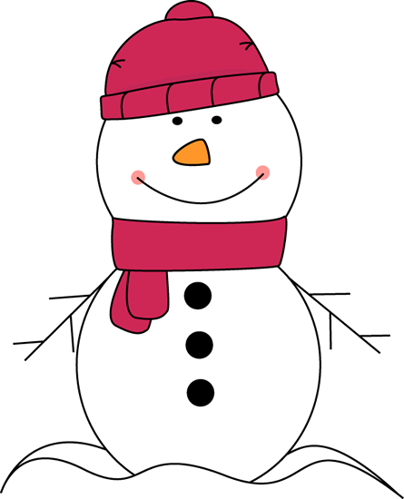 Dj Inkers Winter Clip Art - Cute Snowman Clip Art (445x550)