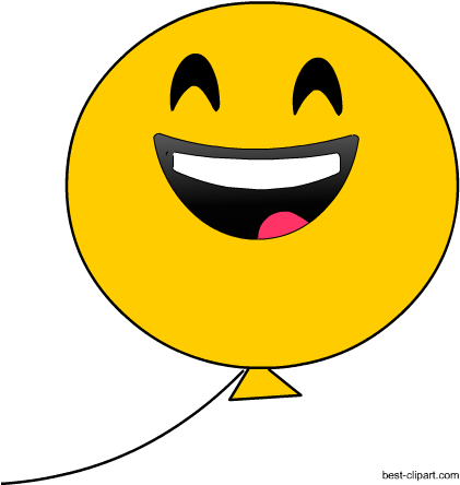 Free Happy Balloon Clip Art - Photo Booth (450x450)