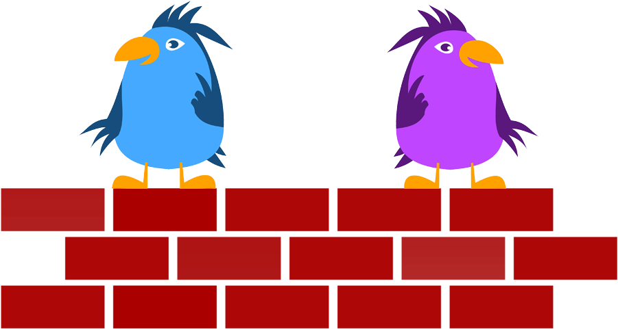 Brds Clipart Two Little - Two Little Dickie Birds (958x493)