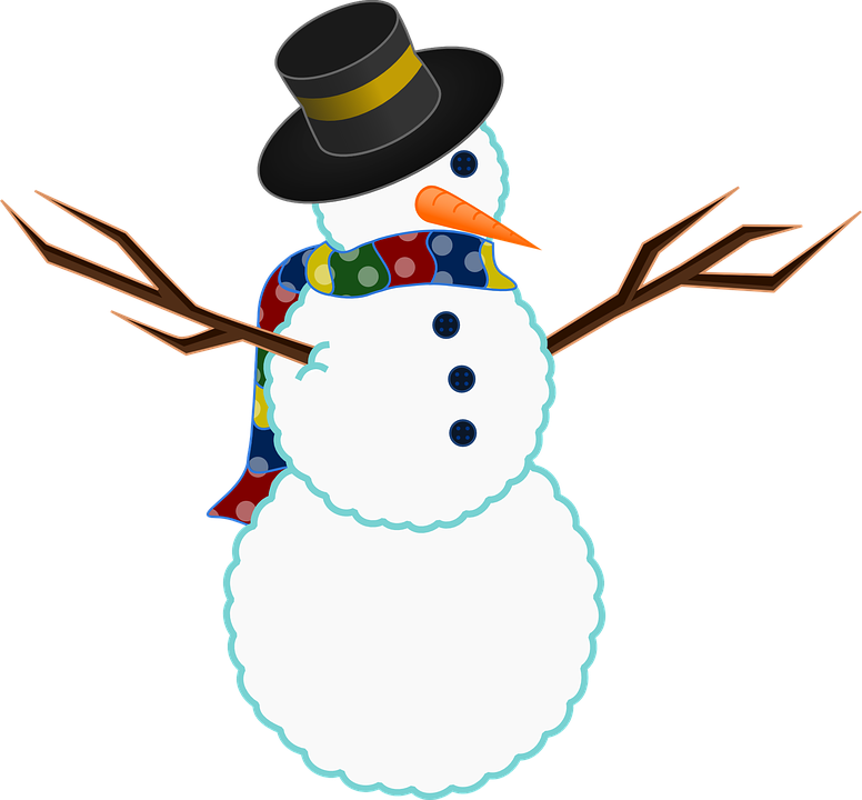 Free Winter Clipart 12, - Snowman Free Clip Art (776x720)