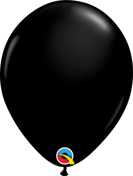 Onyx Black, Qualatex 11" Latex Balloon - 80-a-round Birthday Latex Balloons | 6 Count | 11" (452x599)