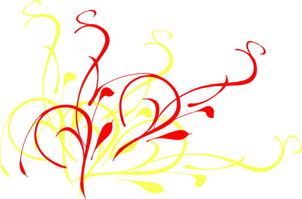 Red Yellow Swirl Clip Art At Clker - Red And Yellow Swirl Png (600x395)