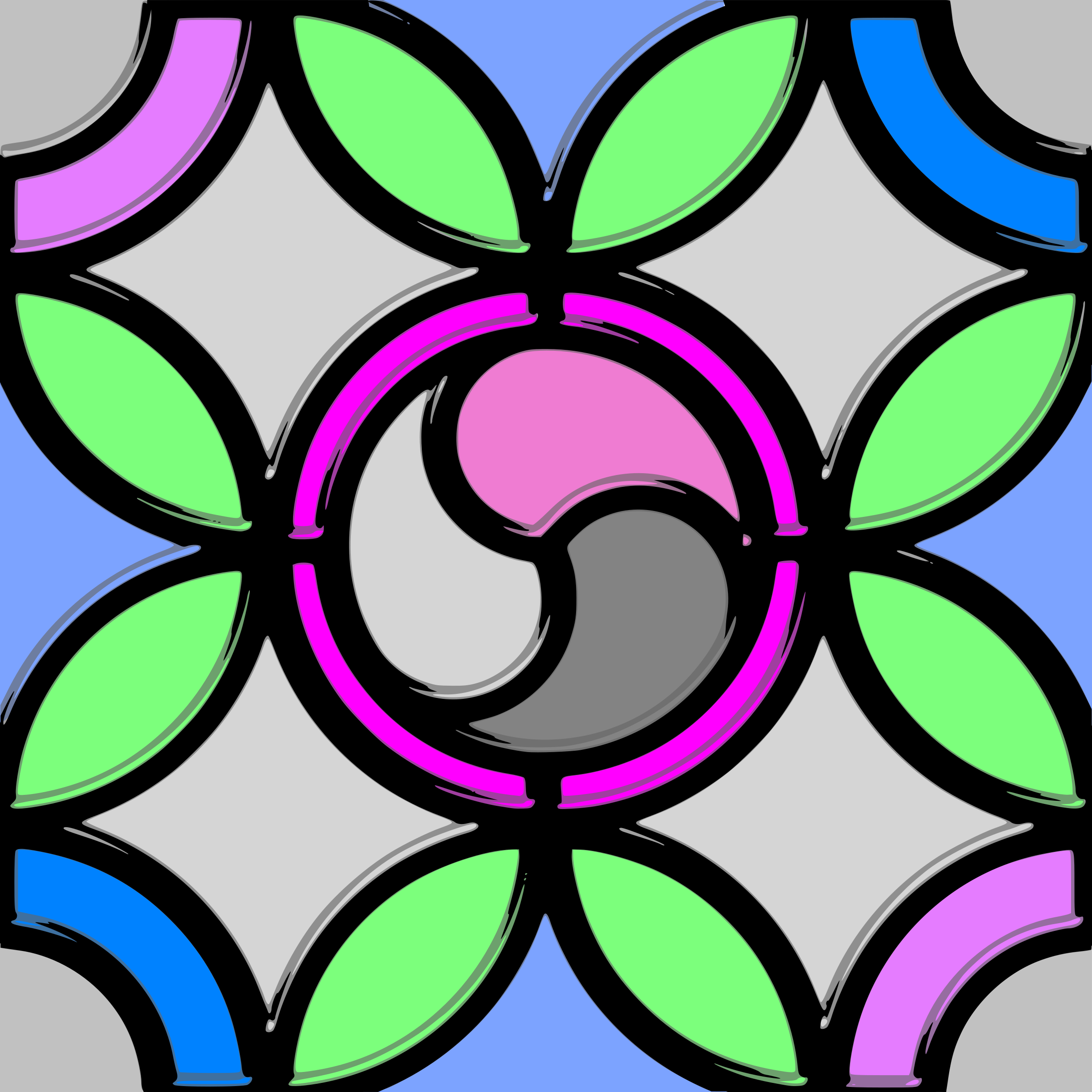 Lead Clip Art Download - Buntglas Quadratischer Magnet (2400x2400)