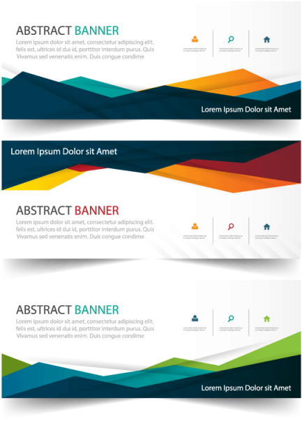 Colorful Business Banner , Banner, Design, Template - Abstract Wallpaper Header Footer (640x640)