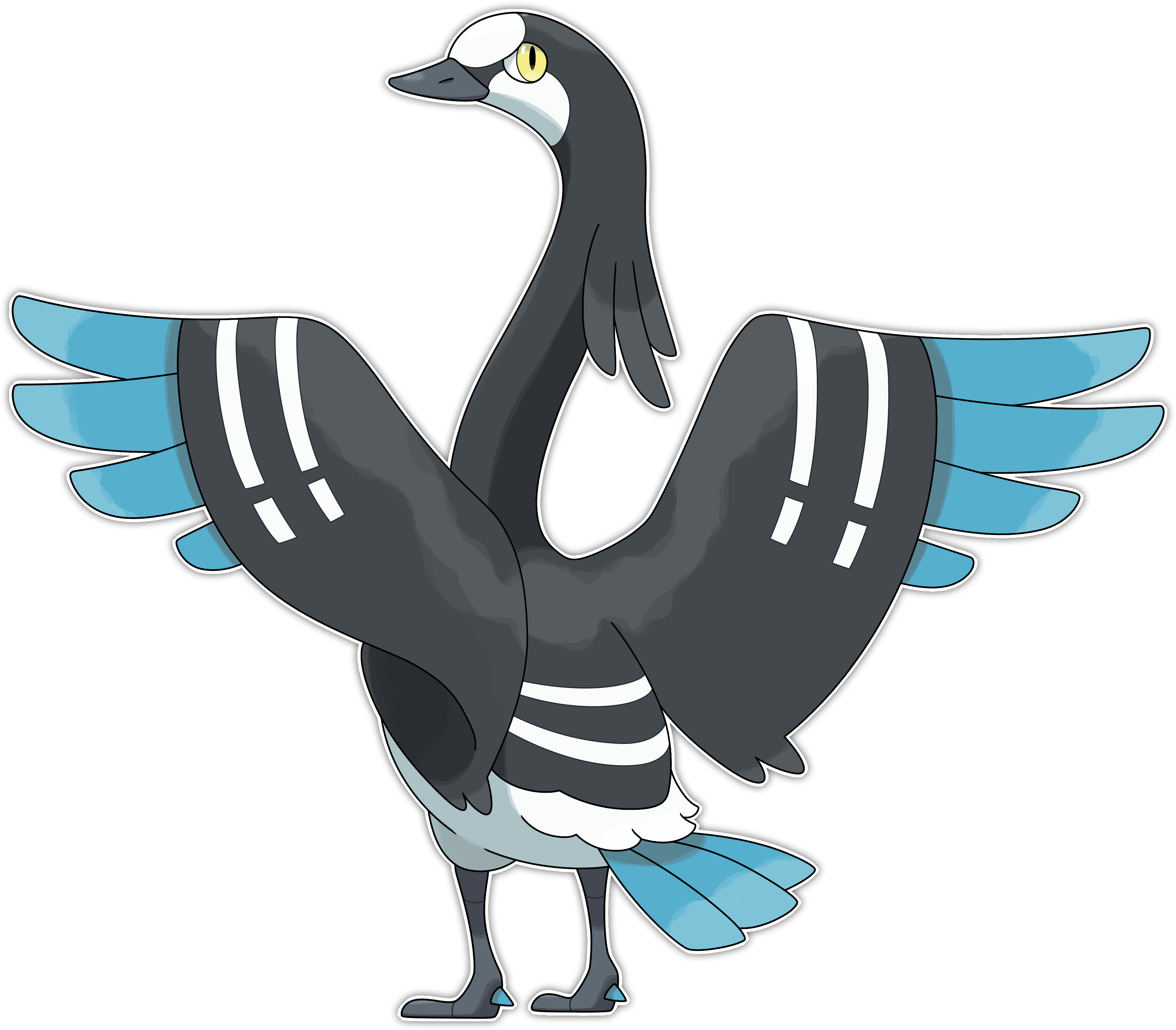 Migrating Fakemon By Smiley-fakemon - Canada Goose (3200x3200)