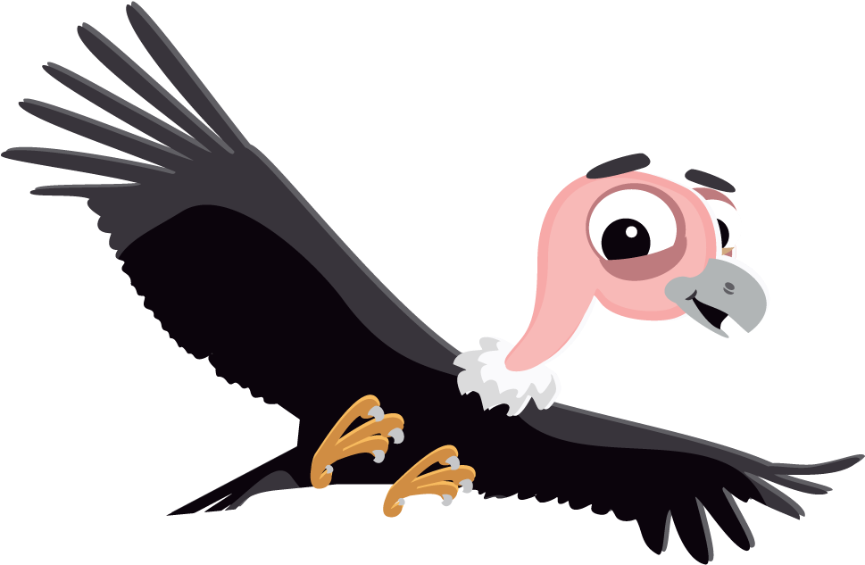 Free To Use & Public Domain Vulture Clip Art - Cute Vulture Clipart (1000x745)