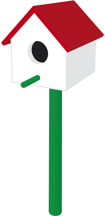 Bird House Clipart - Clipart Birdhouse (360x720)
