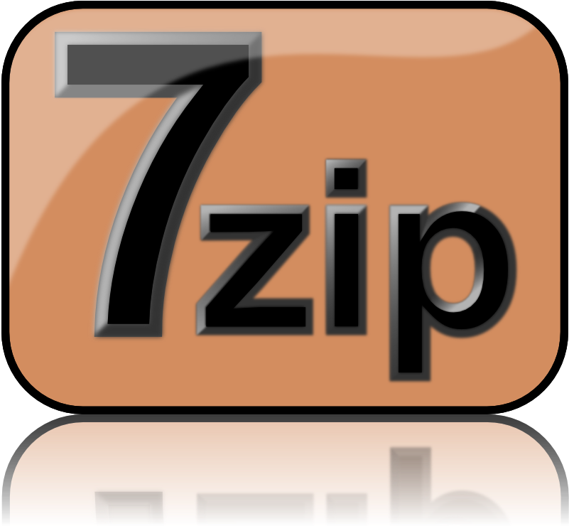 7zip Glossy Extrude Brown - 7-zip (800x800)