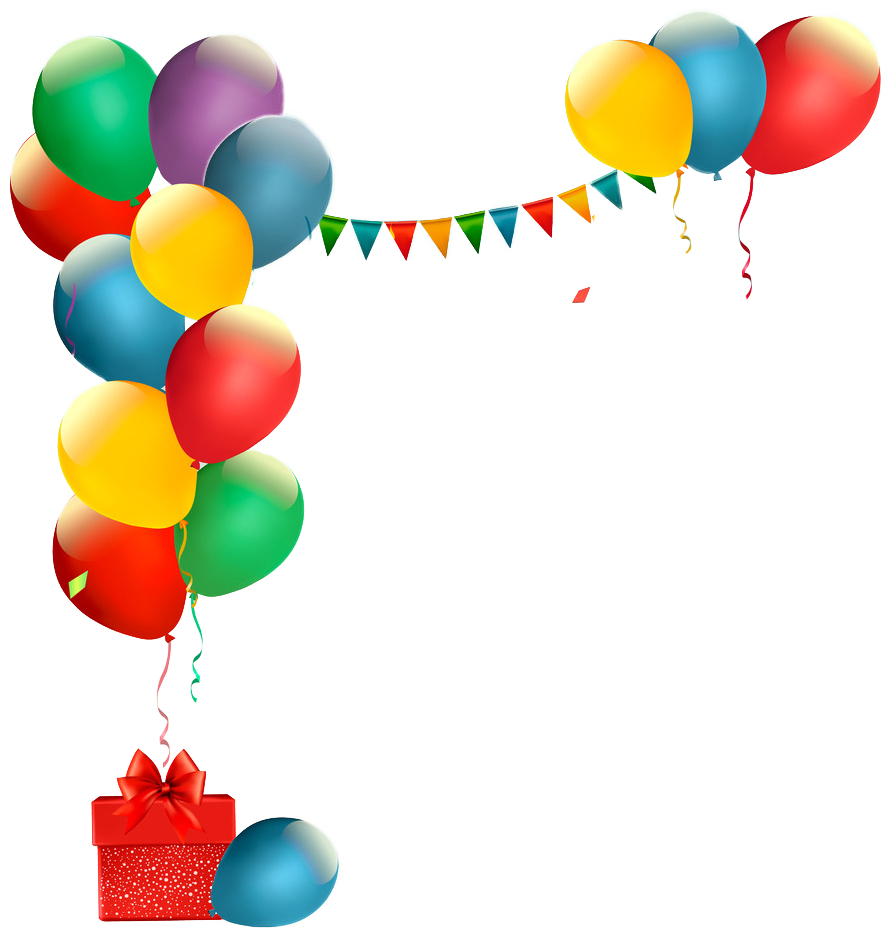 Toy Balloon Party Euclidean Vector Confetti Illustration - Globos Png Hd (900x1024)