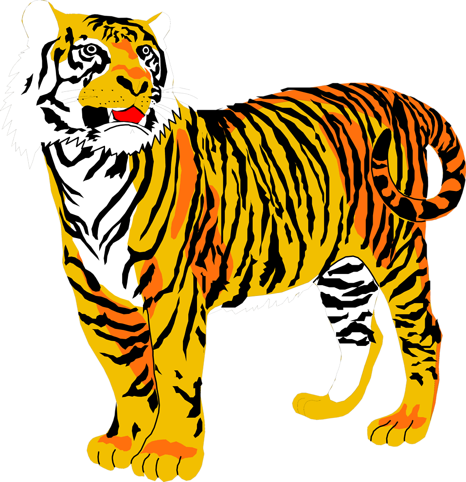 Importance Of Stories On Emaze - Tiger Clip Art Transparent Background (958x992)