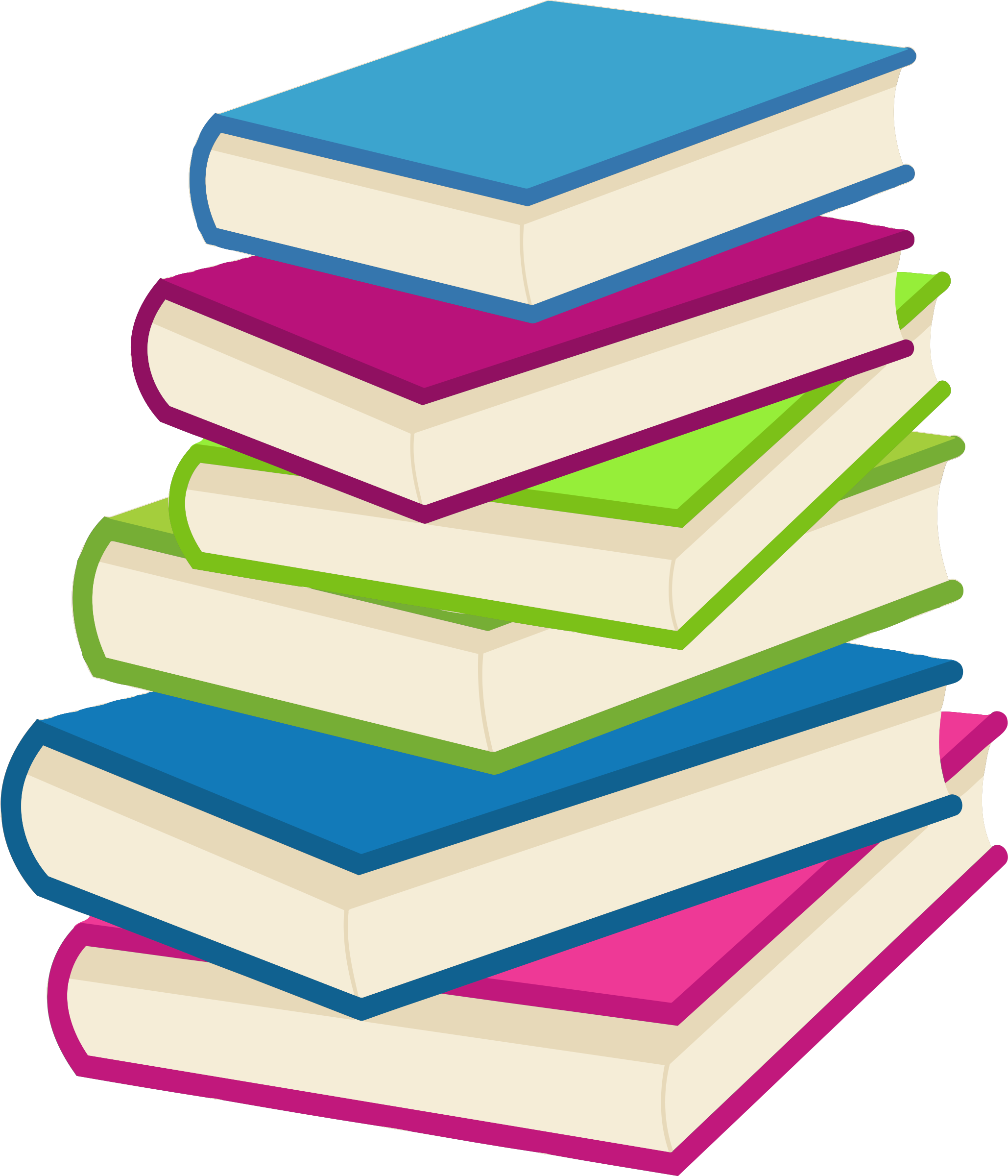 Stack Of Books - Clipart Stack Of Books (2058x2400)