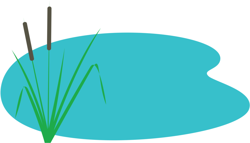 Too Much Water - Pond Clipart Png (1000x1000)
