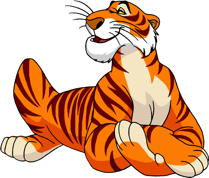 Shere Khan The Jungle Book Bagheera Tiger Cartoon - Jungle Book Shere Khan (696x600)