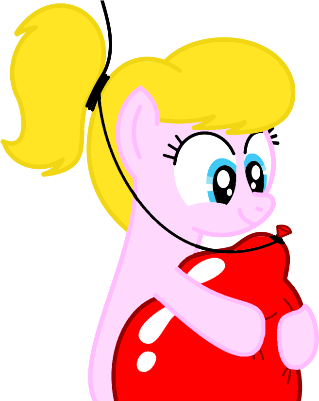 Lola Hugging A Balloon By Bladedragoon7575 - Cartoon (702x824)