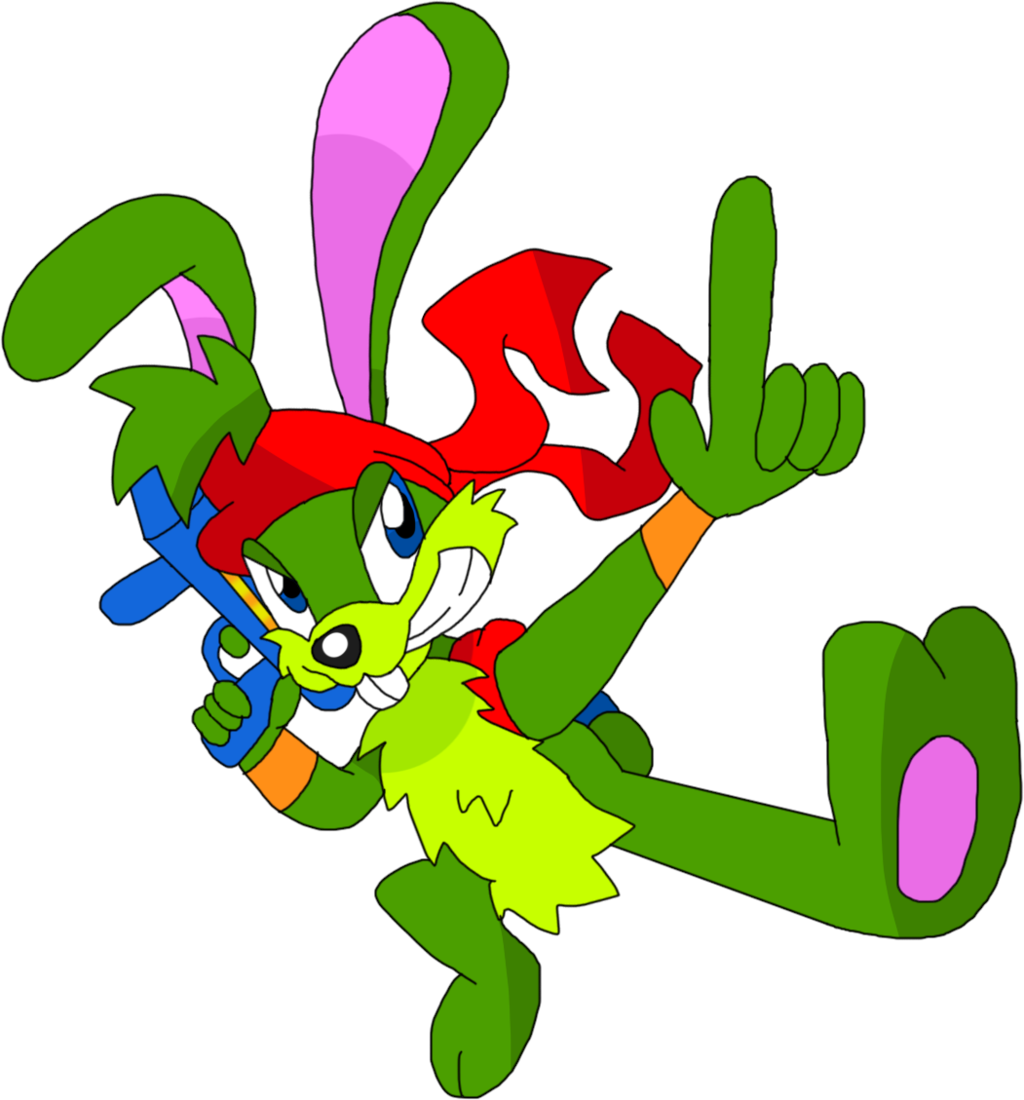 Jackrabbit Clip Art - Jazz Jackrabbit (1024x1100)