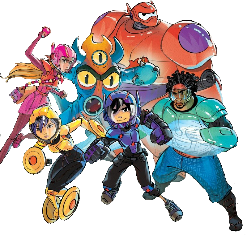 Image Book Cover Big Hero 6 Png Big Hero 6 Wiki Fandom - Big Hero 6 Members (798x774)