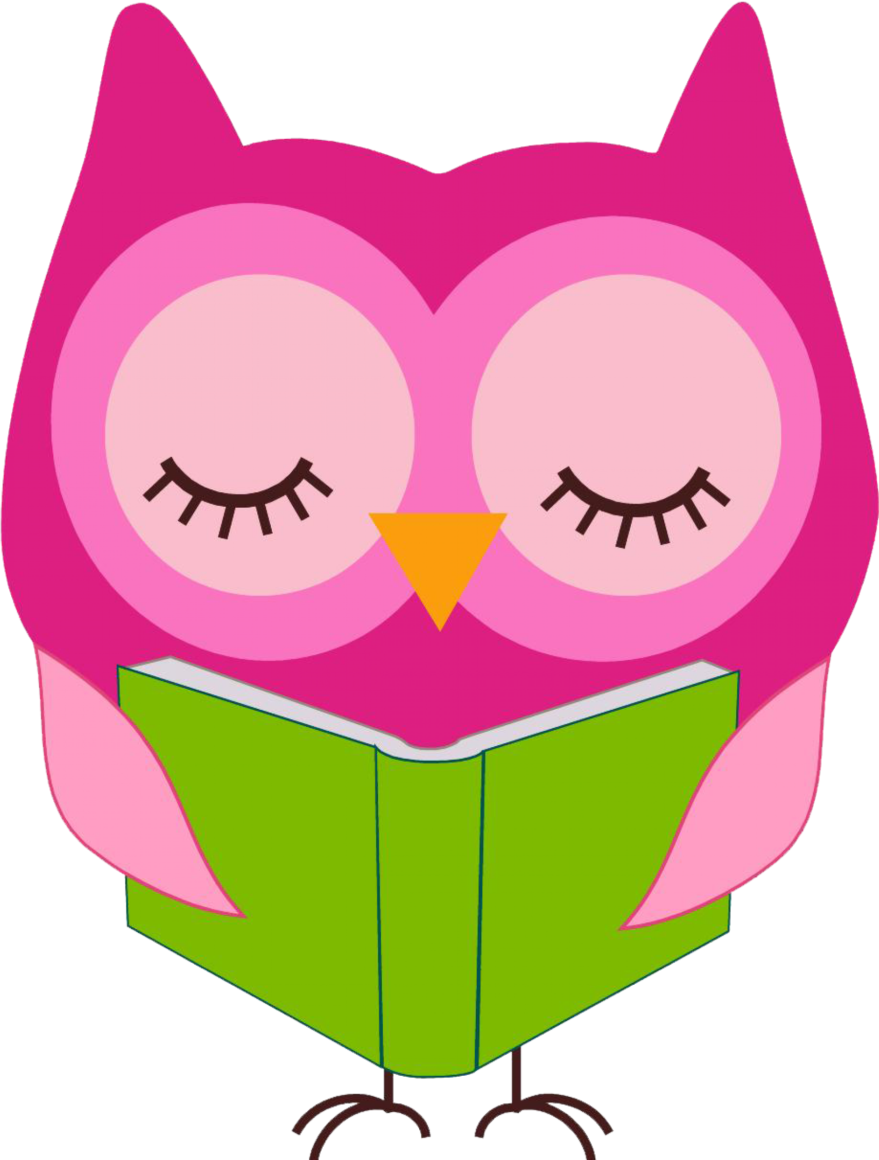 Maria Book Reviews - Owl Clip Art School (2000x2354)
