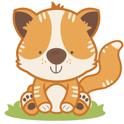 Kitty Svg Cutting Files For Scrapbooking Cat Svg Cut - Tigre Bebe Desenho (432x432)