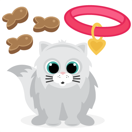 Cat Set Svg Scrapbook Title Cat Svg Cut Files Kitten - Cartoon (432x432)