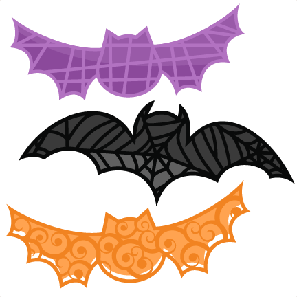 Bat Set Svg Cutting Files Bat Svg Cut File Halloween - Cute Halloween Cake Clipart (432x432)