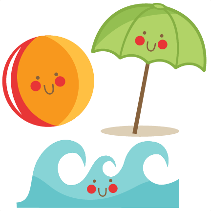 Cute Beach Set Svg Cutting Files Beach Svg Cut File - Cute Beach Set Svg Cutting Files Beach Svg Cut File (432x432)