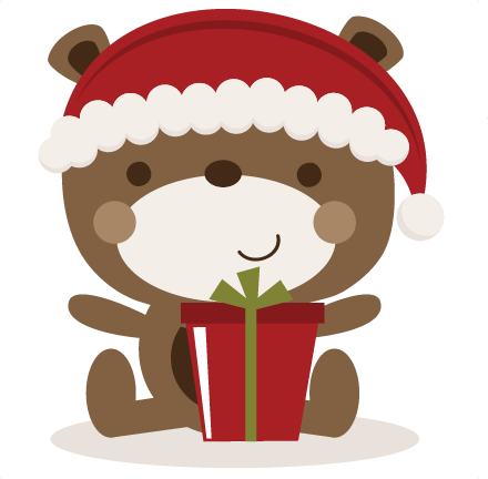 Christmas Bear Svg Cutting Files Christmas Svg Cut - Cartoon (440x432)