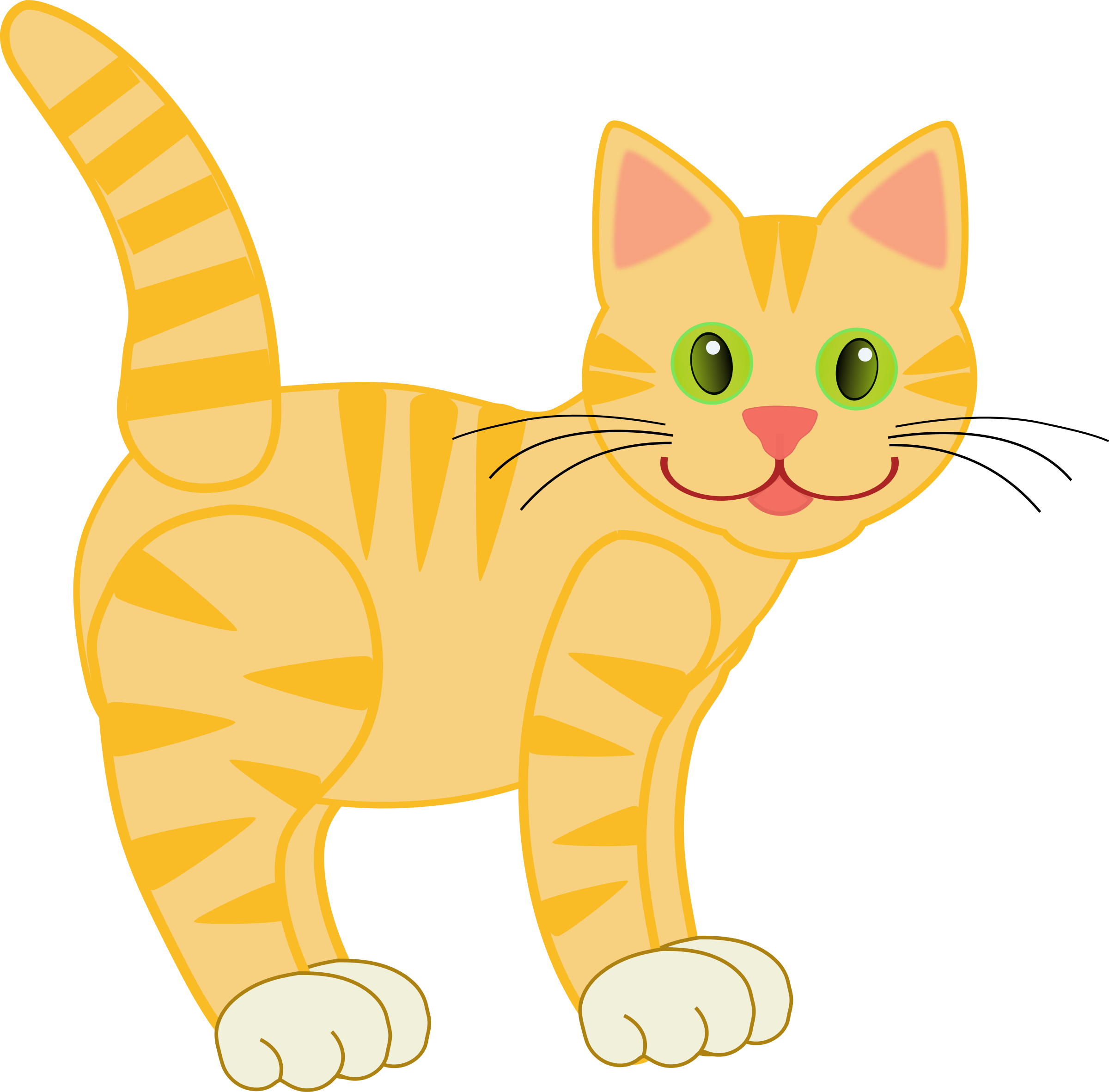 Clipart - - Cat Clipart (2400x2362)
